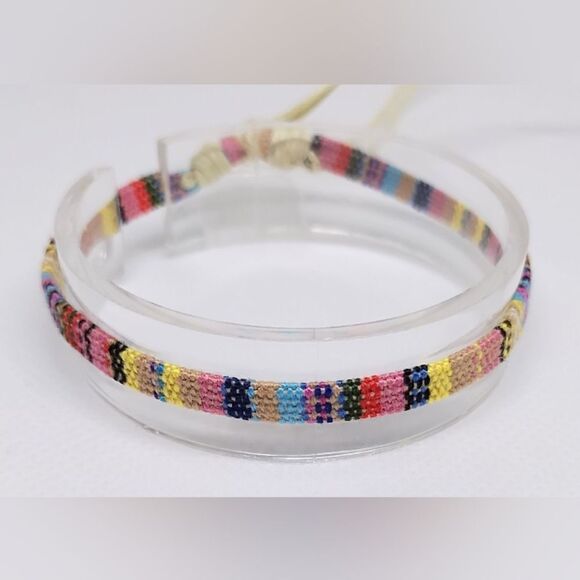 None Other - Men's bracelet striped punk new e75